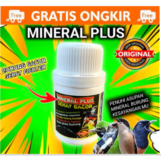 MINERAL PLUS VITAMIN BURUNG DRK NEW Mineral Plus Vitamin Burung DrkNew