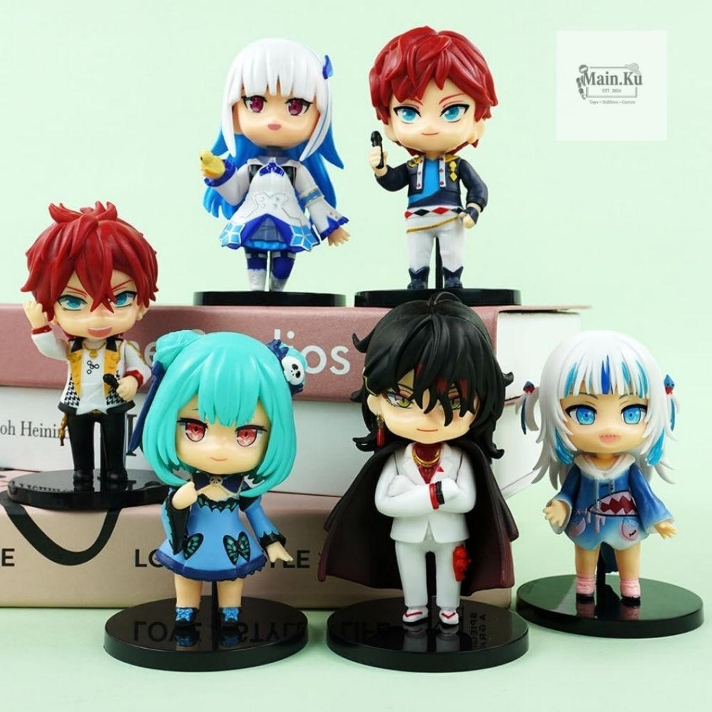 Virtual Idol Action Figure Hololive Rinne Amagi Vox Akuma Hiiro Amagi Uruha Rushia Lize Helesta Gawr