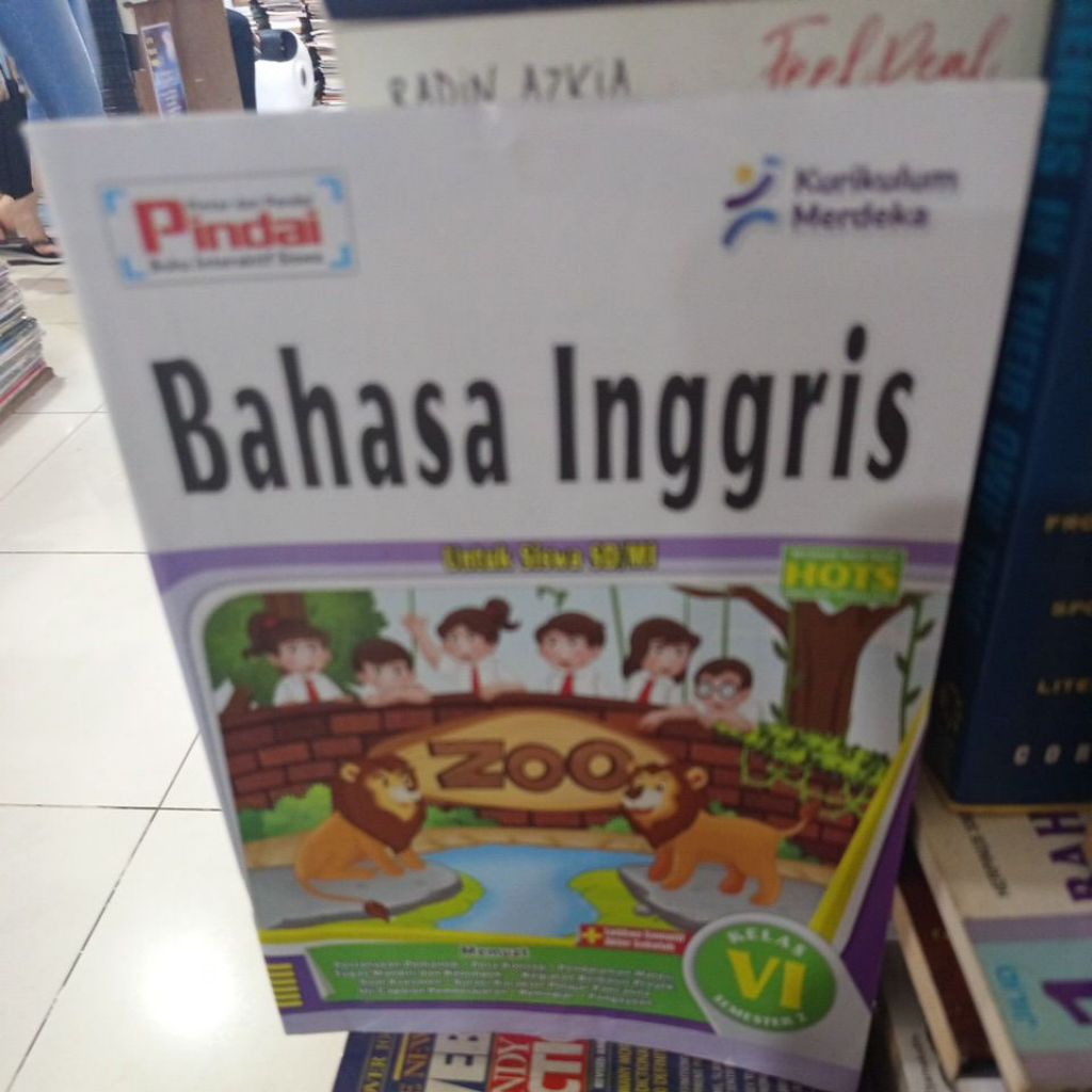 buku LKS pindai bahasa Inggris kelas 6 sd Arya duta semester 2buku baru original kurikulum merdeka