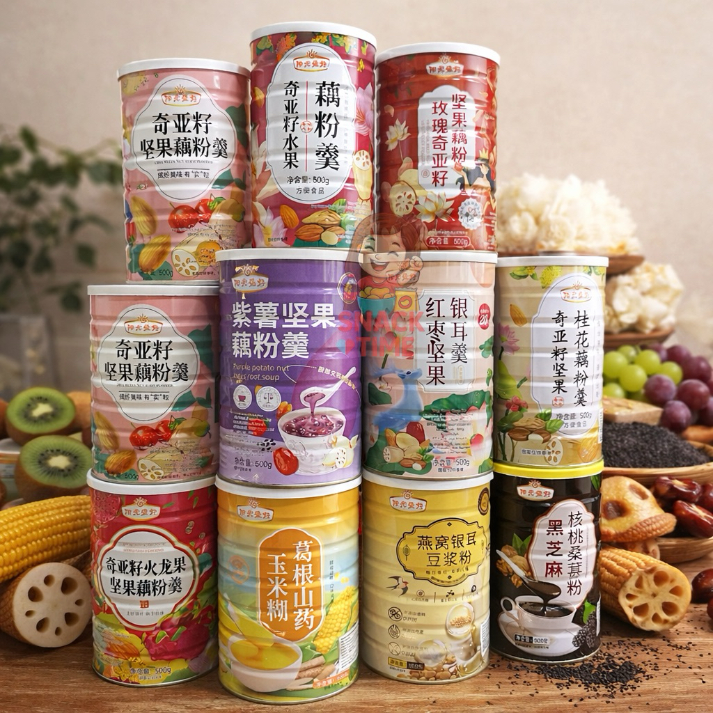 Oufen Lotus Root Powder/Bubuk Sereal Akar Teratai Sehat Untuk Diet (HALAL)