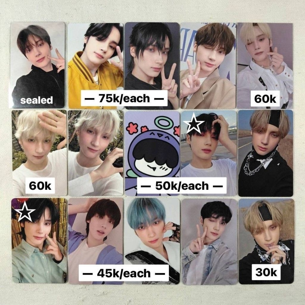 PHOTOCARD PC TXT OFFICIAL AAB HUENINGKAI HYPERFOCUS VR LD WEVERSE SANCTUARY ROMANTIC MIDSUMMER SUNRI