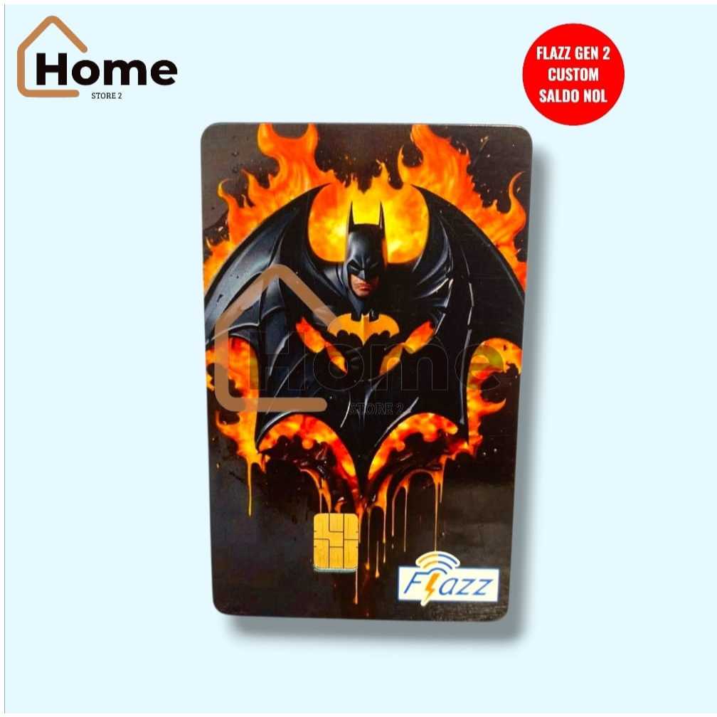 KARTU ETOLL FLAZZ BCA GEN 2 CUSTOM SUPPORT NFC - BATMAN API