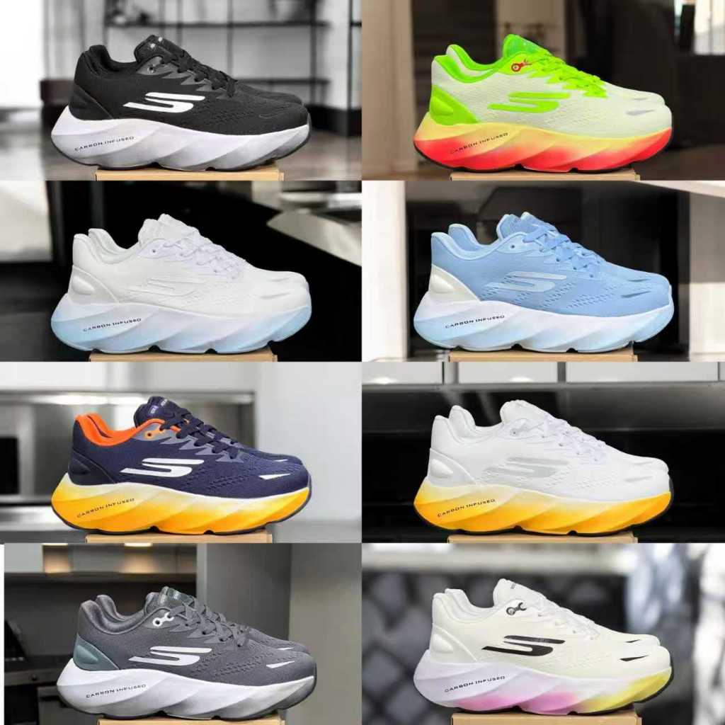 Skechers Aero Bush / Sepatu running Sepatu Wanita / pria Olahraga Size 37-41 Shoes Women Running Gym