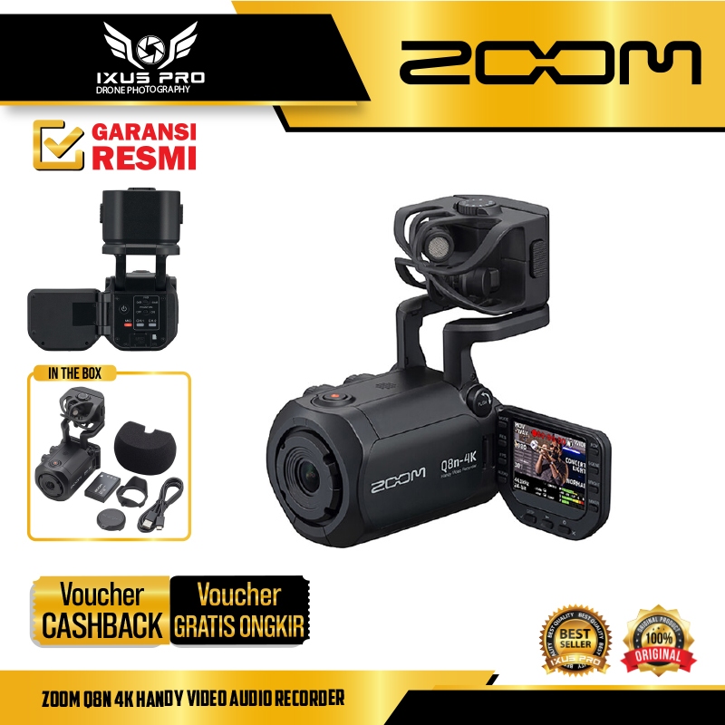 ZOOM Q8 / ZOOM Q8N 4K Handy Video Audio Recorder