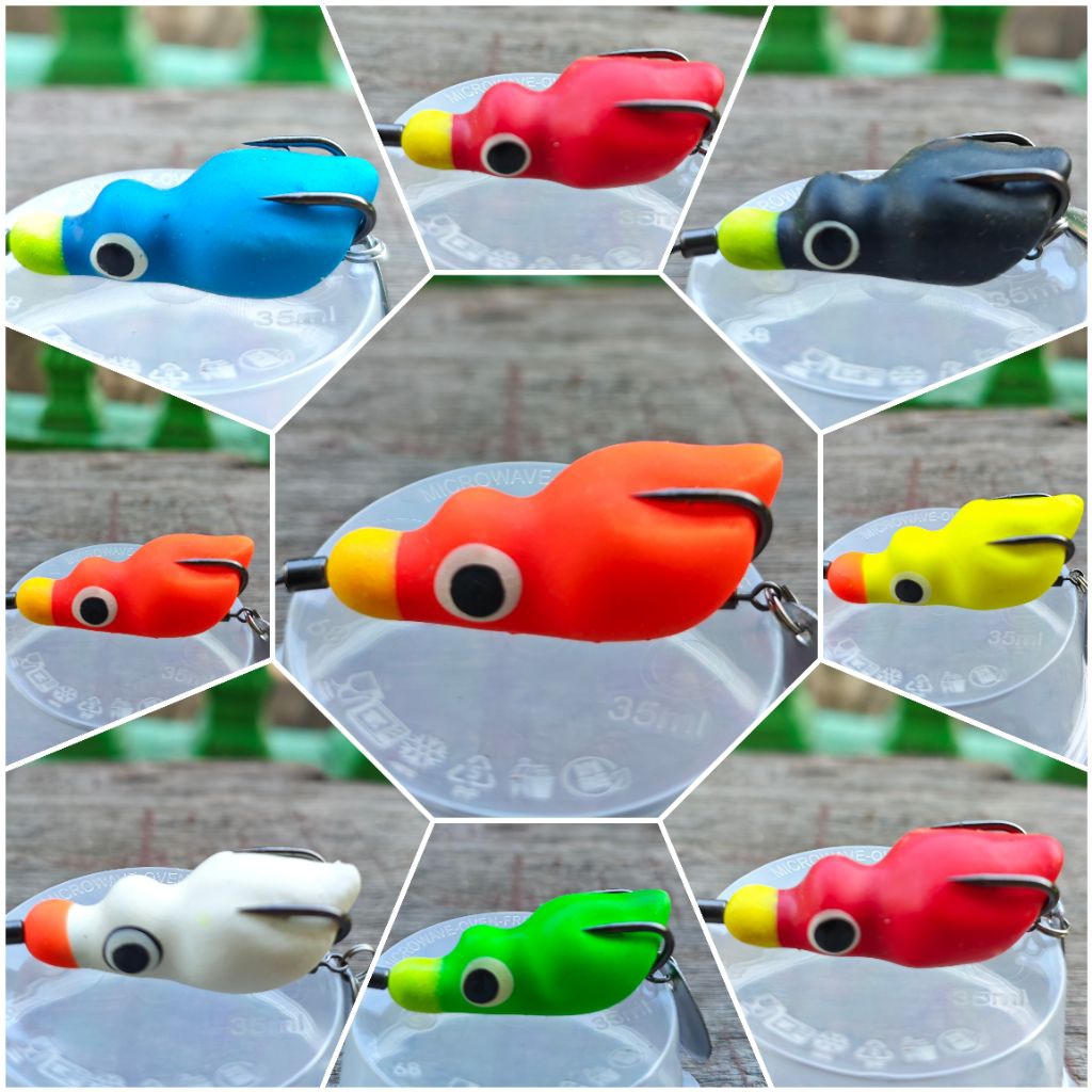 SOFT FROG BEBEK 4CM UMPAN PANCING CASTING GABUS TOMAN DLL
