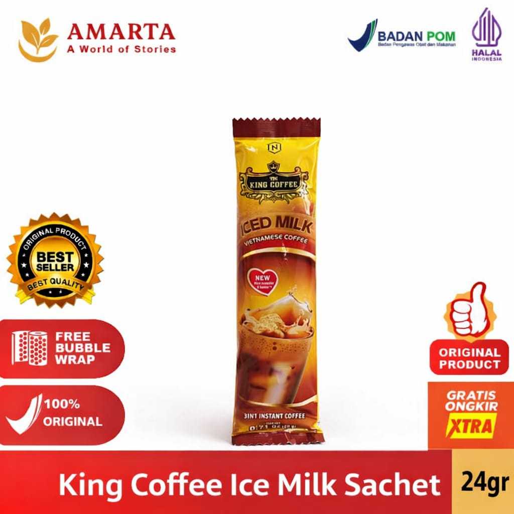 Kopi Vietnam King Coffee Iced Milk - 1 sticks - 1 sachet