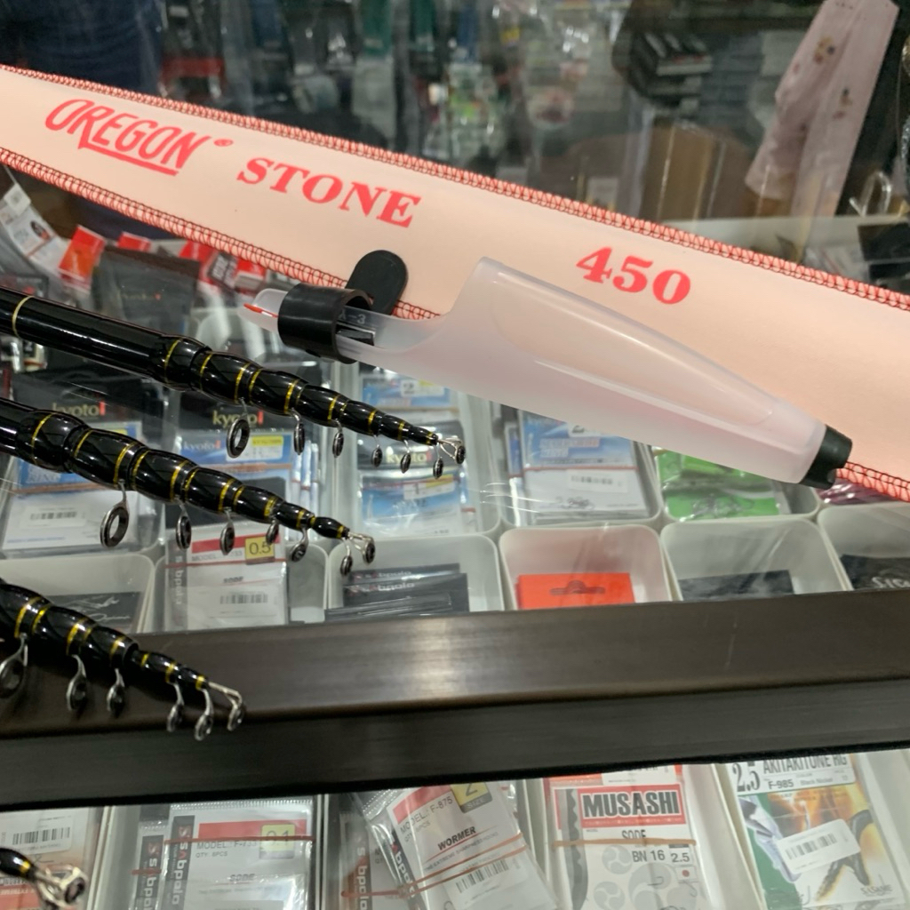 JORAN TEGEK OREGON STONE KOLONG/RING Bahan Carbon Action Medium Dilengkapi Ring Guide Keramik Antika