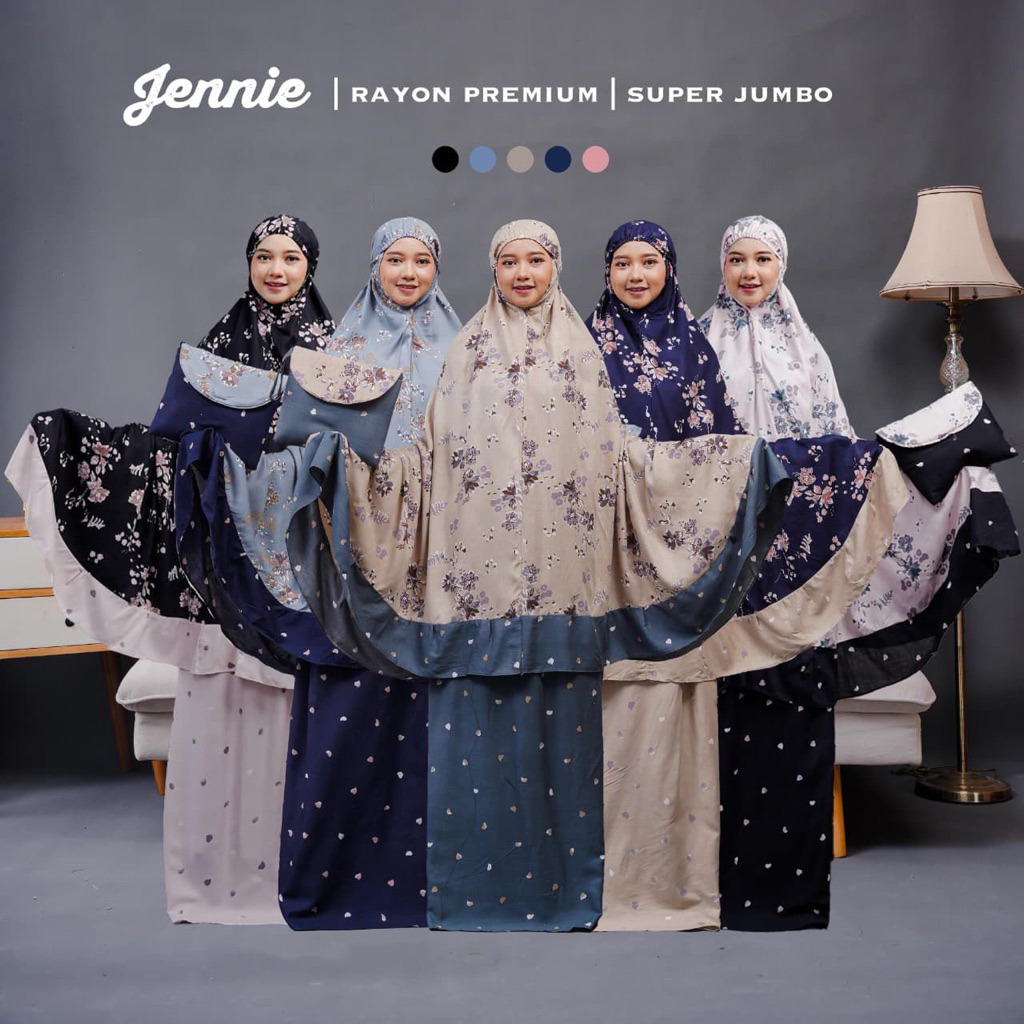 Eksklusif Mukena Super Jumbo Motif Bahan Rayon Premium Super Mewah