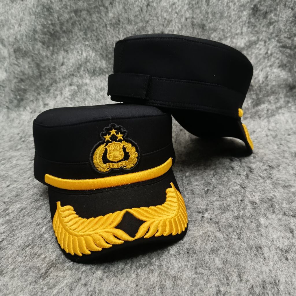 Topi Komando PAMEN POLRI SUPER PREMIUM / Topi Komando PAMEN POLRI
