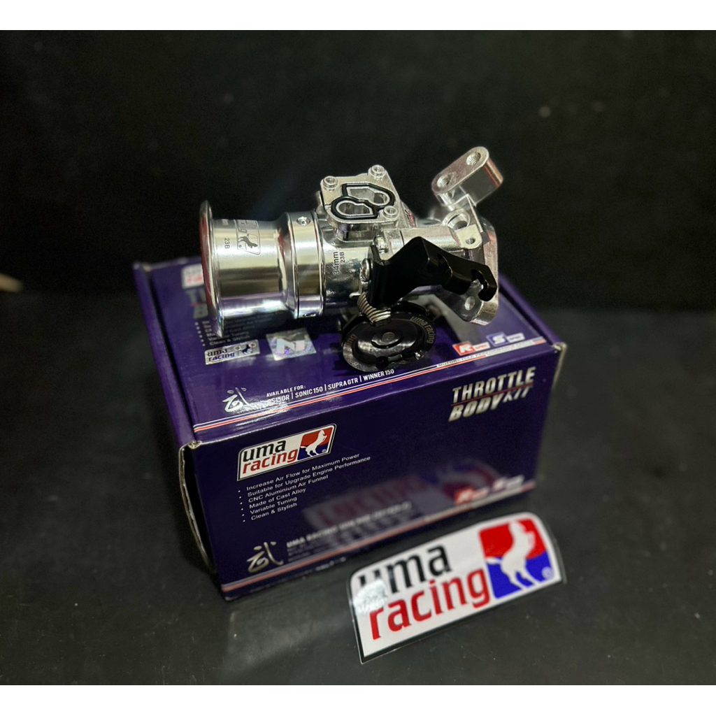 throttle body kit tb uma racing rs150 supra gtr sonic cb150 cb led cbr150 32 34