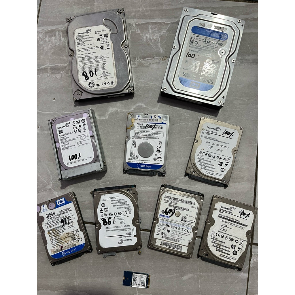 PROMO HARDISK KOMPUTER & LAPTOP TERMURAH 500GB-1TB (WD/SATA,SEAGATE) SECOND
