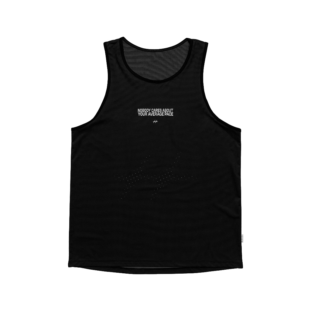 HLWN Running Unisex Performance Singlet Black - Balveer