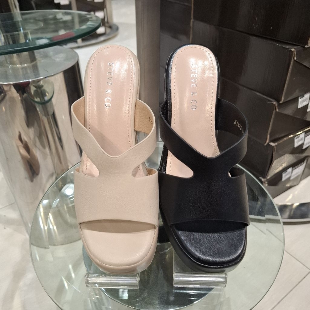Sandal Wedges Wanita Brand STEVE&CO ORI