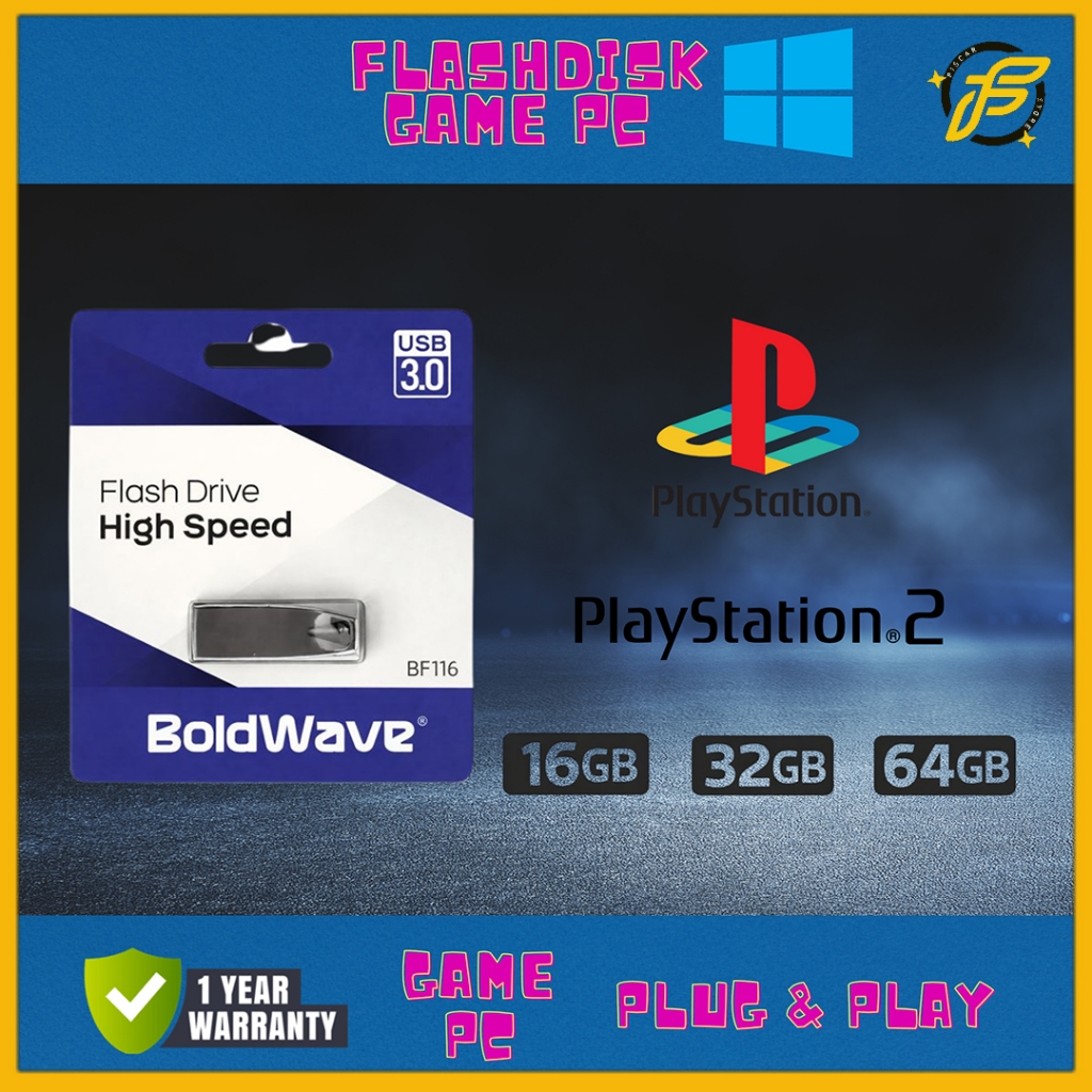 Flashdisk ISI Game PS1 PS2 Plug & Play