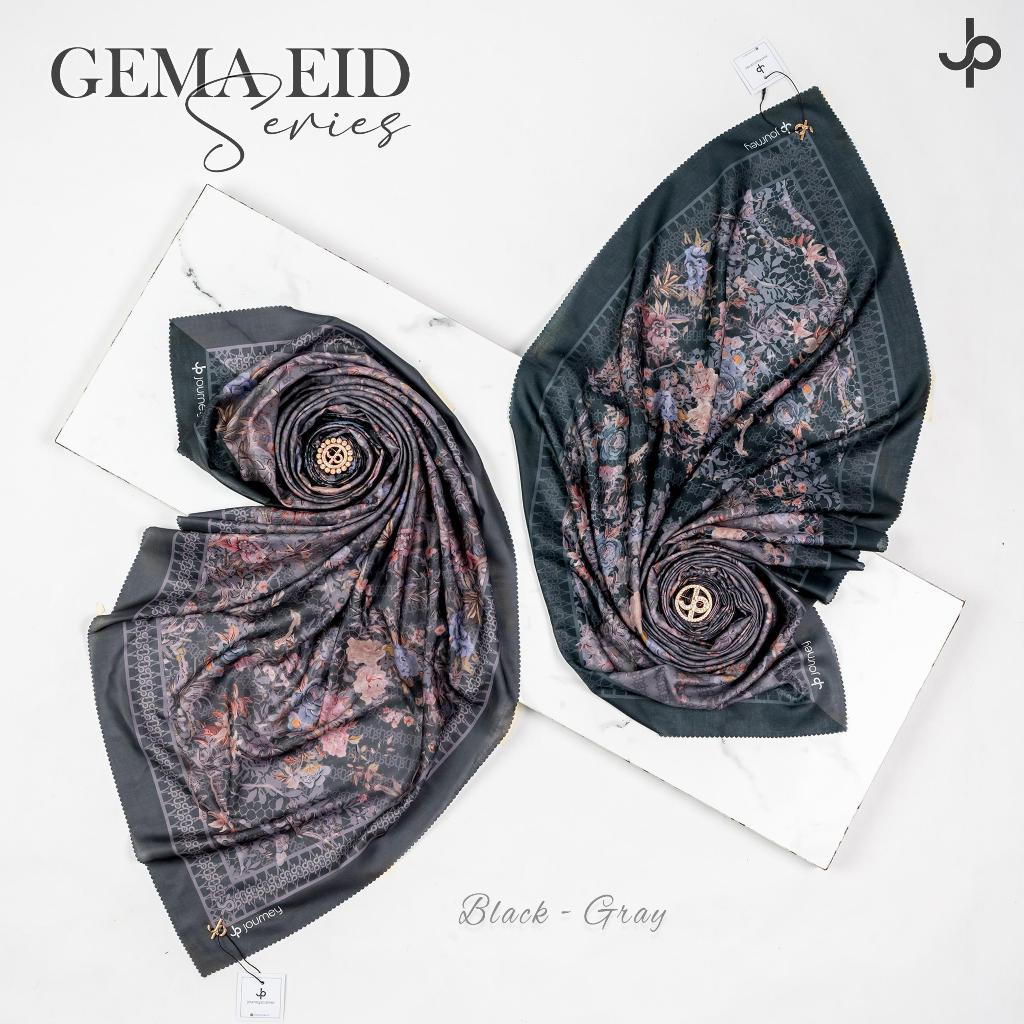 GEMA EID SERIES Journey Scarves – Double Color and Double Plat - Hijab Segi Empat Premium 115 x 115 