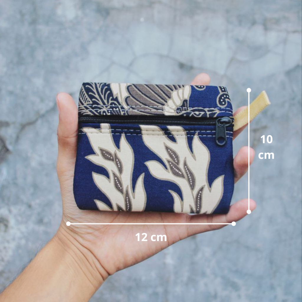 Grosir Souvenir Dompet Kotak Mini Batik Khas Solo & Jogja + Free Plastik