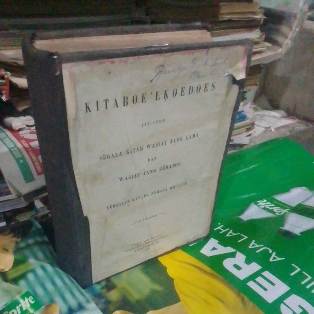 ALKITAB TAHUN 1927 SEBELUM LAI ORIGINAL LANGKA
