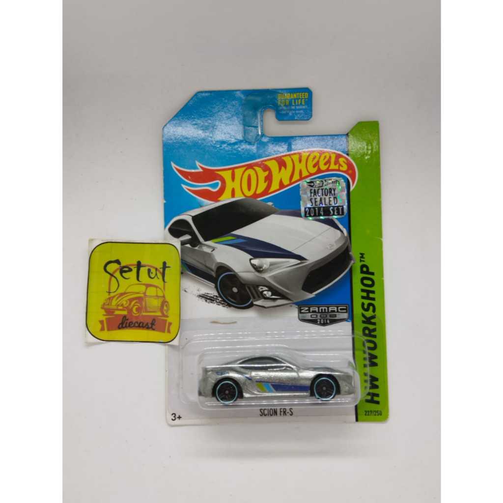 HOT WHEELS HOTWHEELS EXCLUSIVE SCION FR-S ZAMAC FACTORY SEALED FS RARE