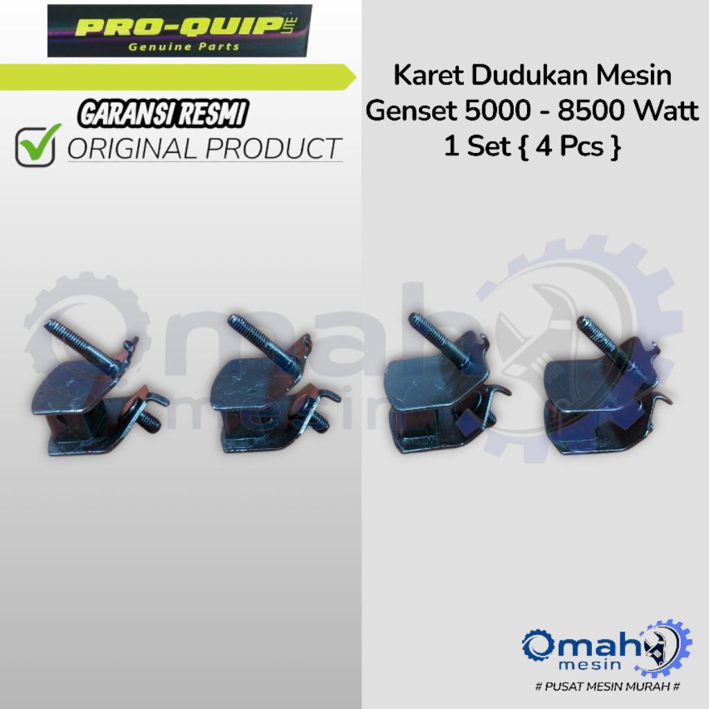 Engine Mounting Genset 5000 Watt - 7500 Watt 1 Set ( 4 pcs ) / Karet Dudukan Mesin Genset 5000 Watt 