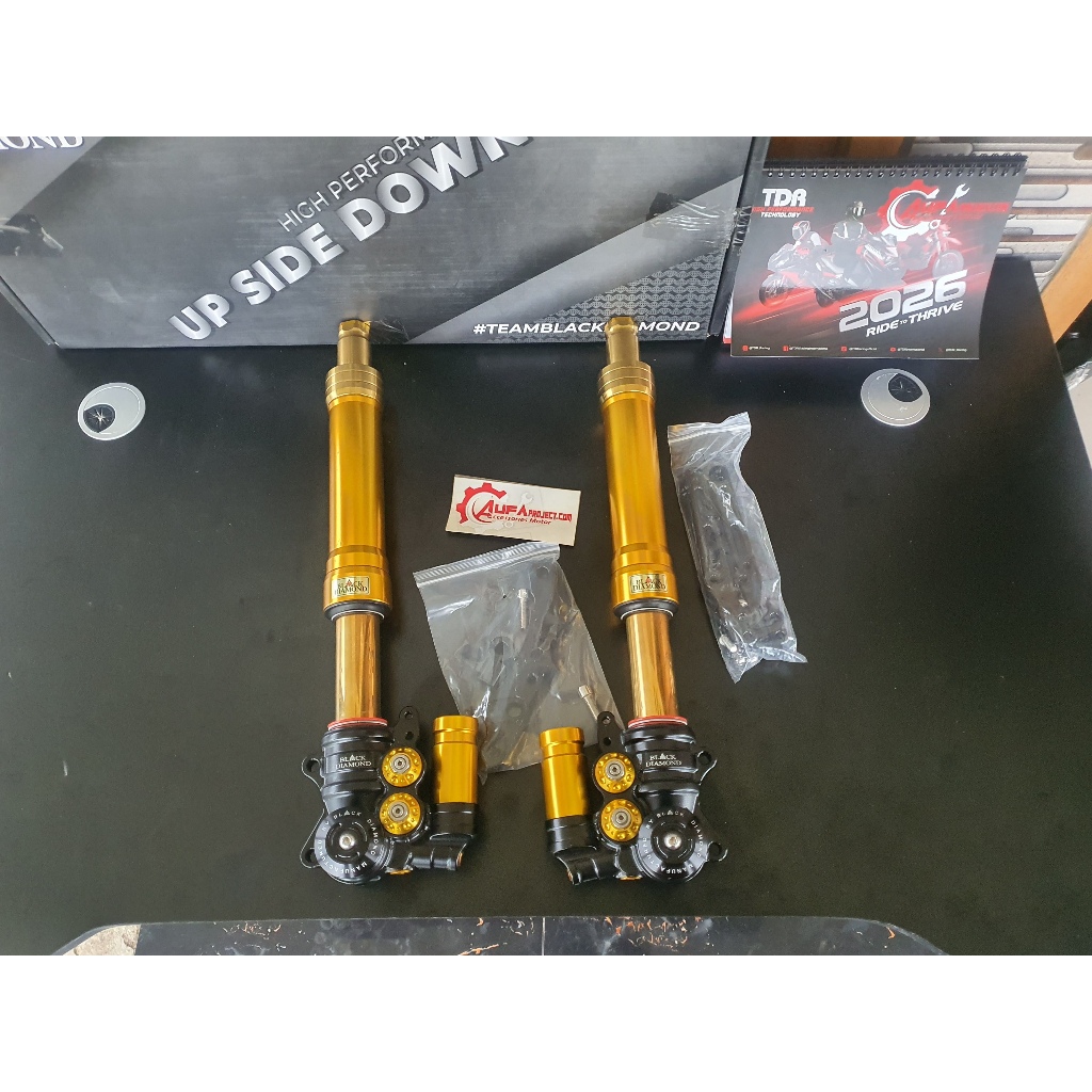 Shockbreaker Upside Down Depan Black Diamond - NMAX