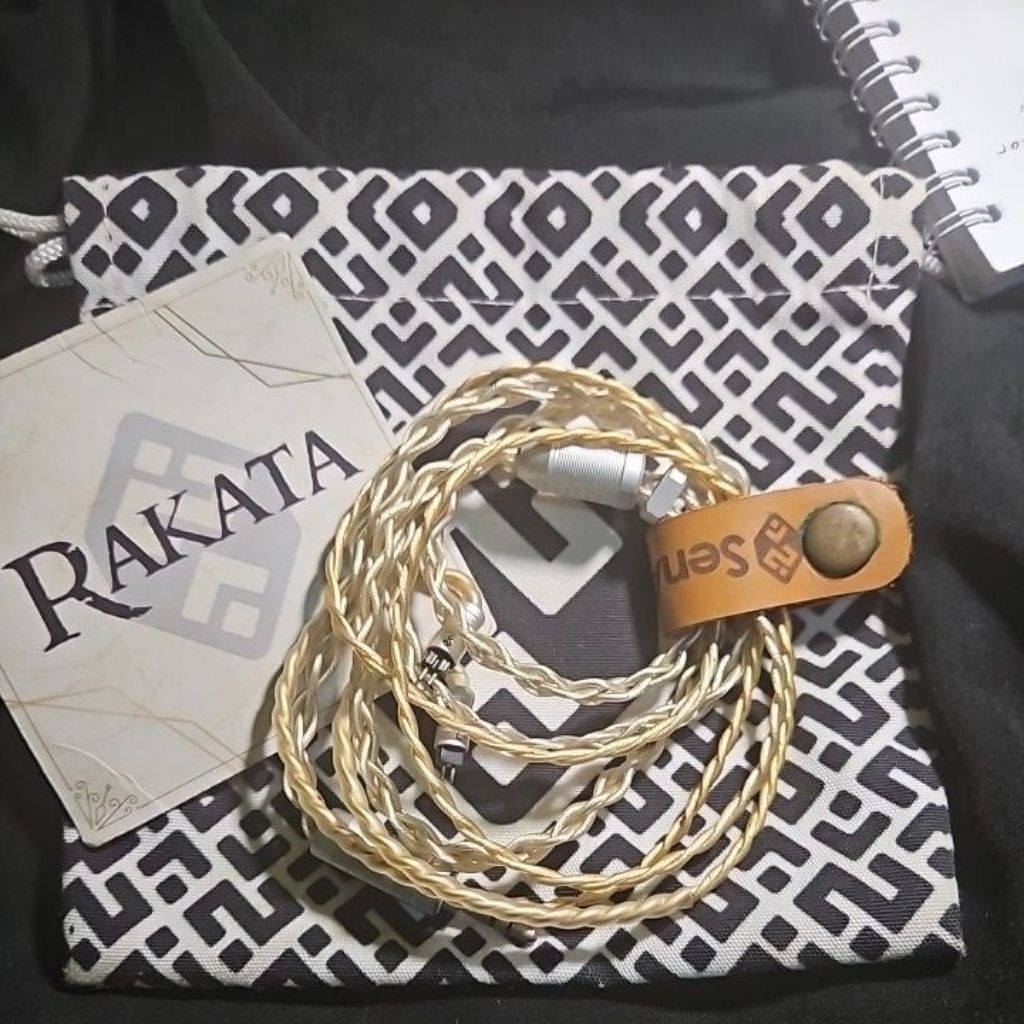SenAcoustic Rakata 3.5mm Full Rhodium Second Kabel IEM