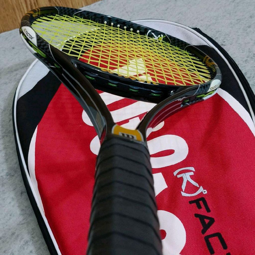 Raket Tenis Bekas Wilson Blade K 98 Mulus Original 293 Grm Ada Tas Siap Pakai