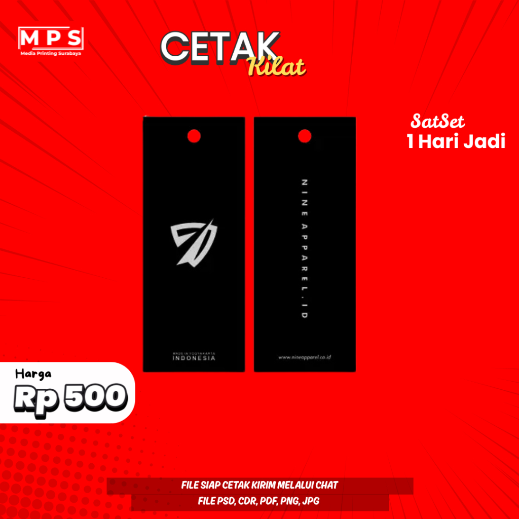 HANGTAG THE EXECUTIVE // LABEL BAJU TAS SEPATU BRANDED