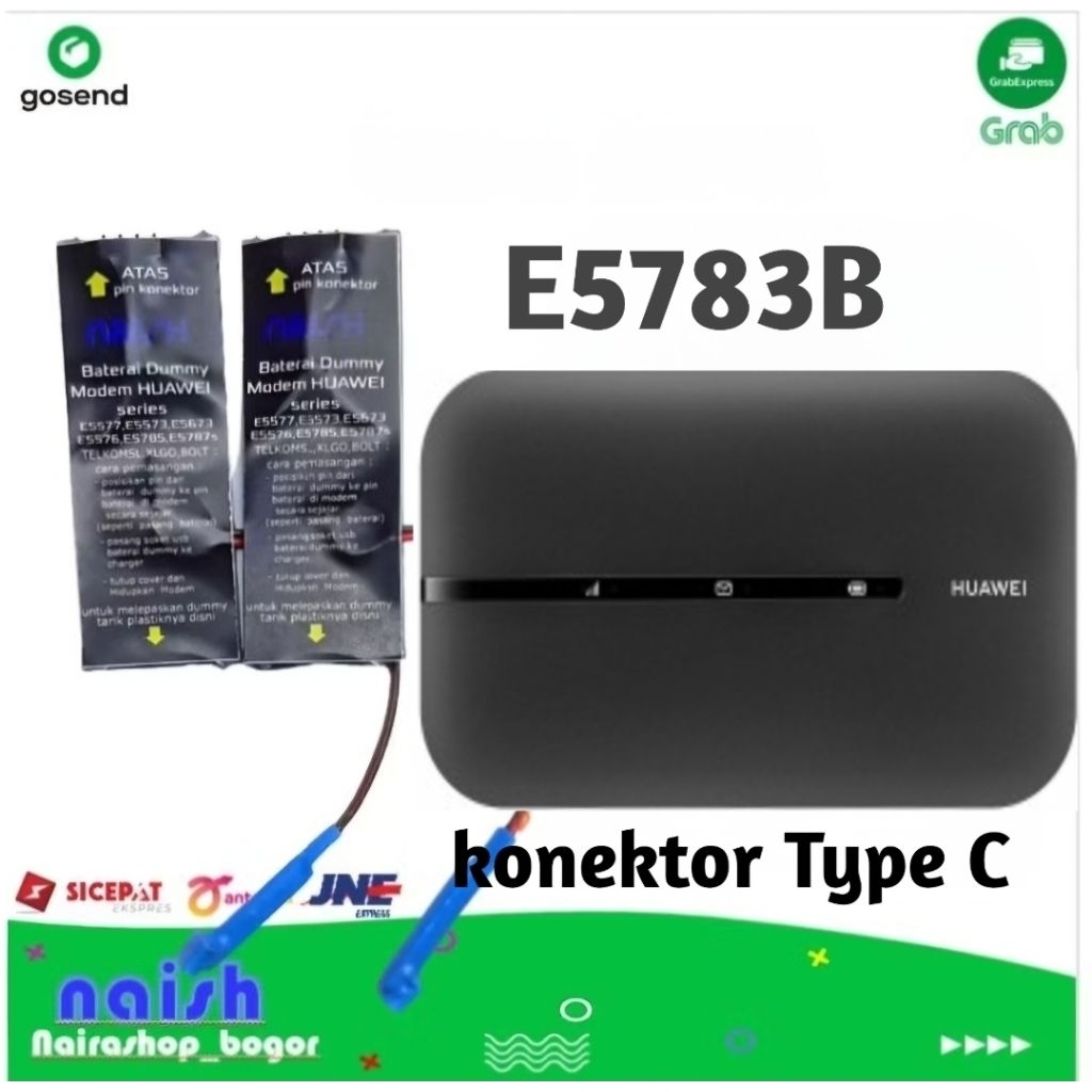 Dummy baterai modem huawei E5783B batre modem E5783B