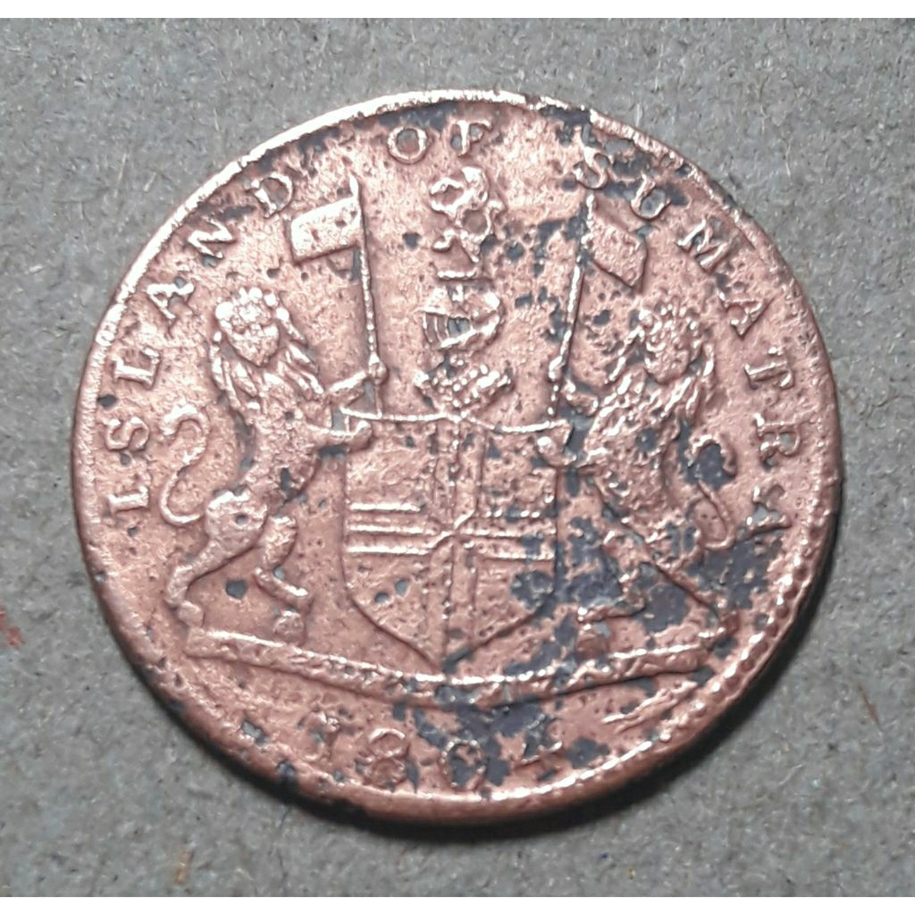 koin island of sumatra tahun 1804