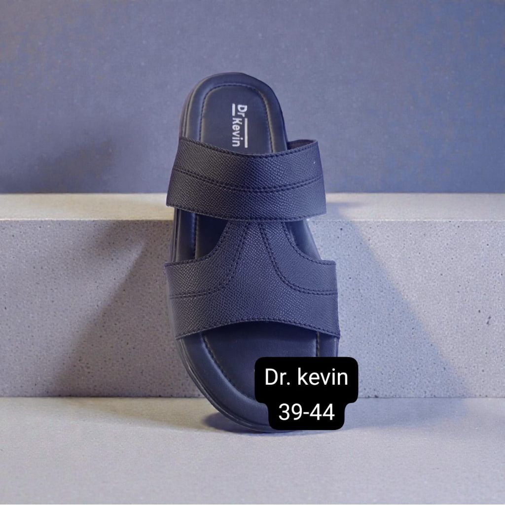Sandal Pria Dr. Kevin Warna Hitam Original