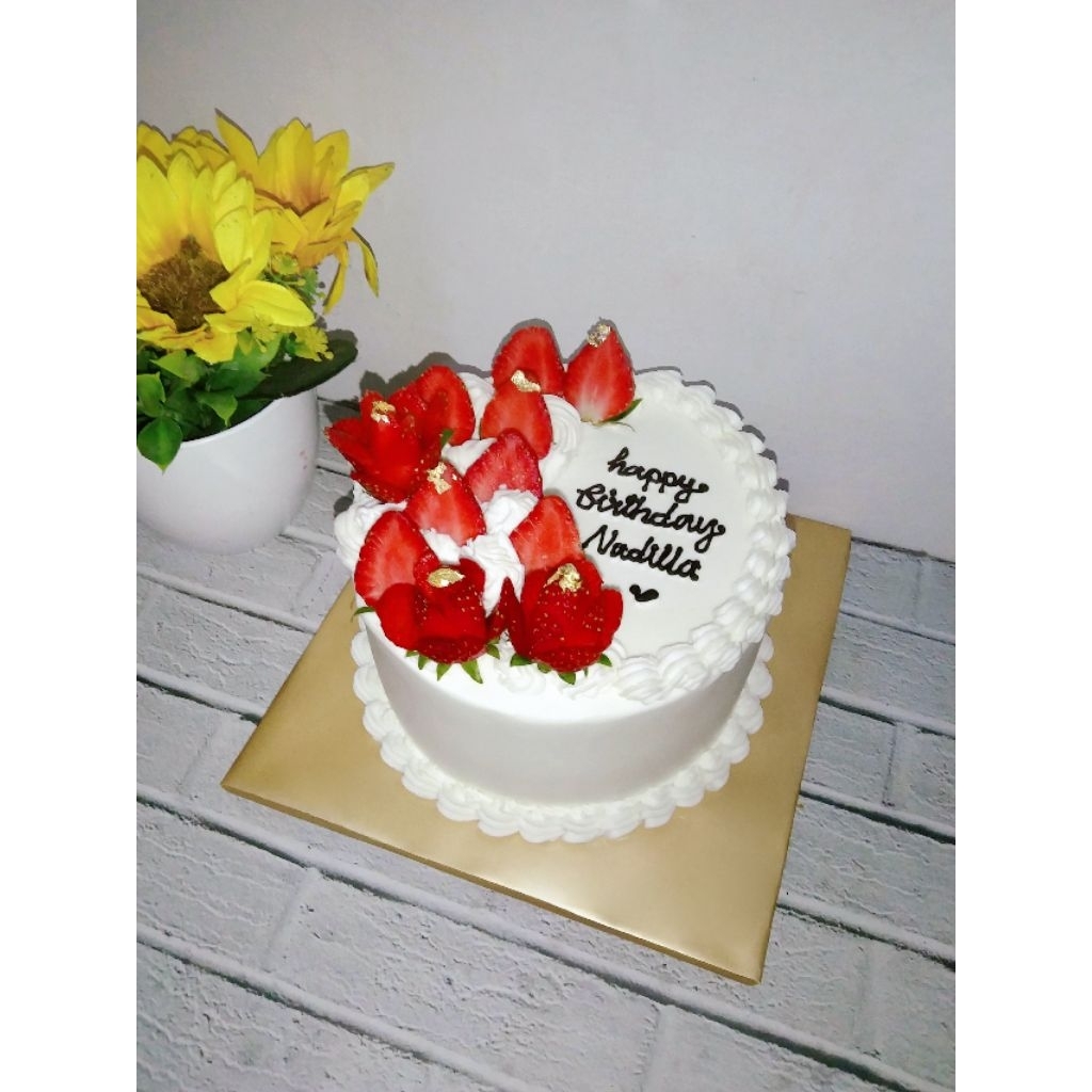 Korean Cake 14cm/mini cake/ugly cake/kue ulang tahun