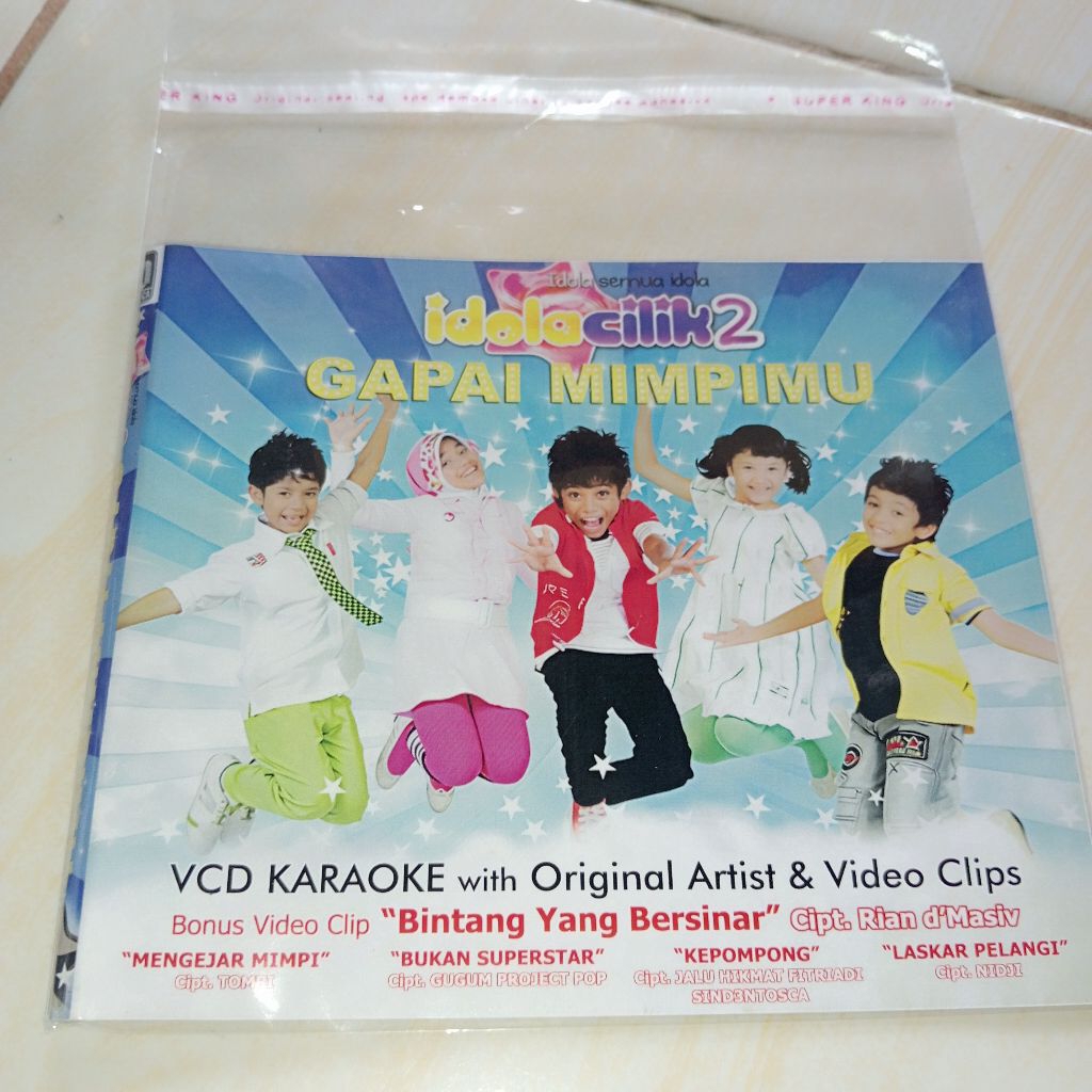 vcd karaoke idola cilik 2 gapai mimpimu