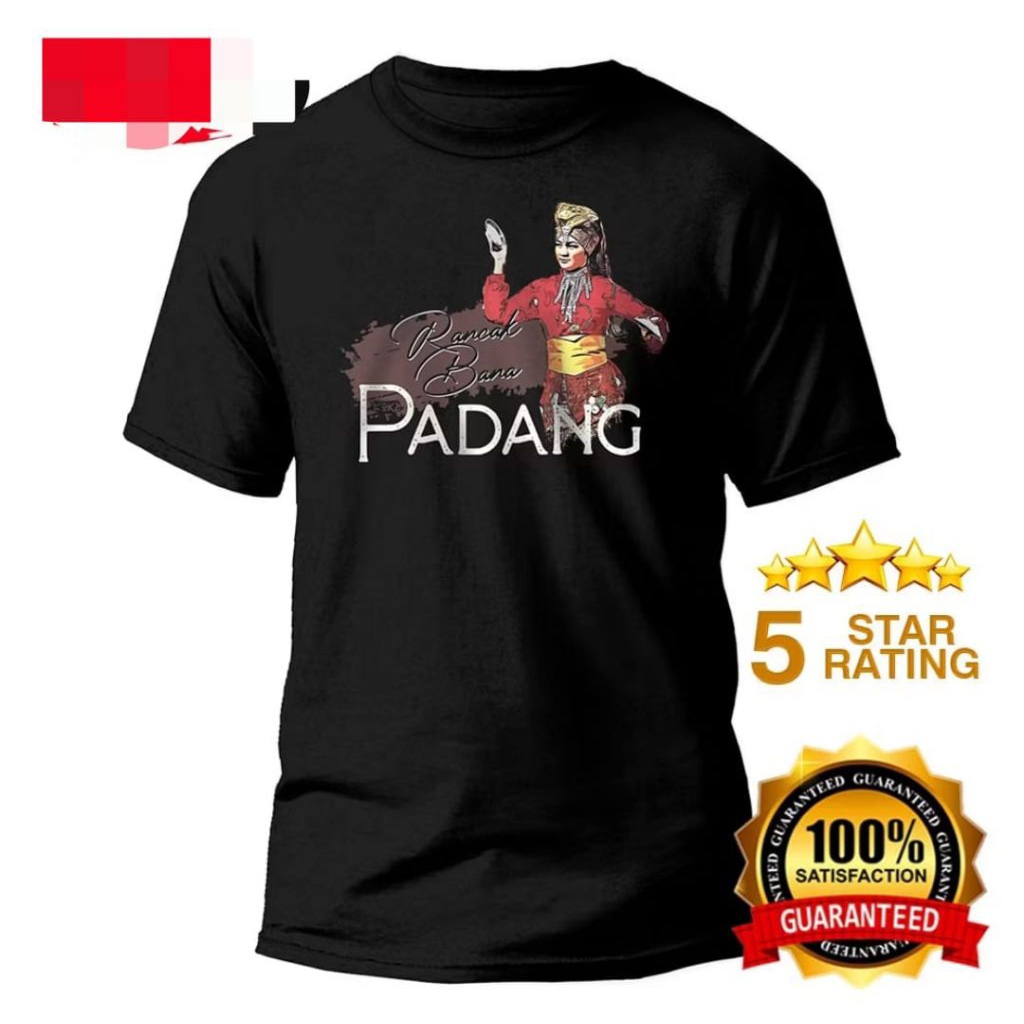 KAOS RANCAK BANA PADANG GAMBAR DEPAN PENARI