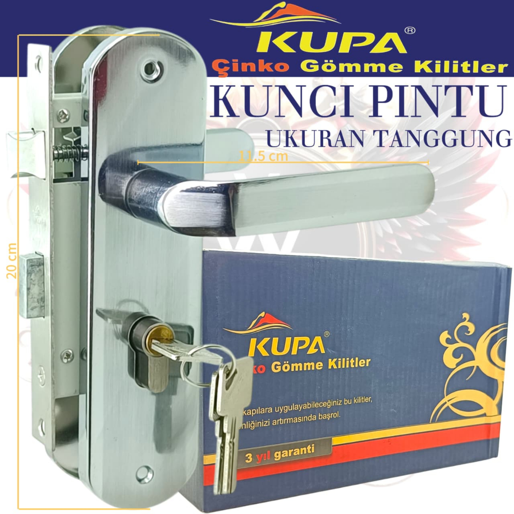 Kunci Pintu Ukuran Tanggung 20cm/Kunci Tanggung KUPA