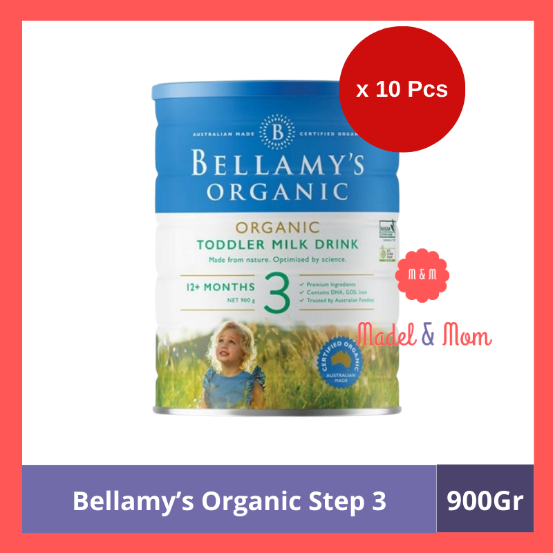 BELLAMYS ORGANIC - SUSU FORMULA ORGANIK STEP 3 PAKET GROSIR