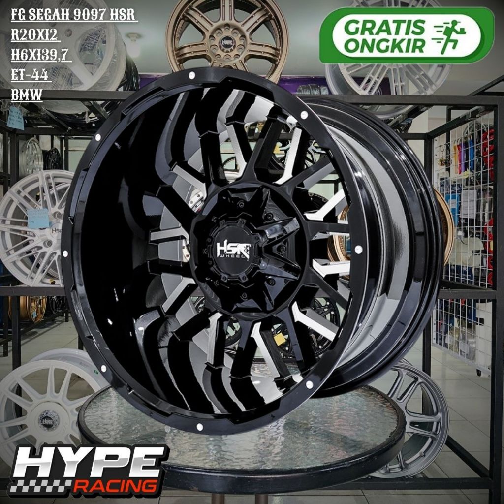 Pelek Velg Forged Ring 20 Lebar 12 inc untuk TRITON , HARDTOP - HSR FG SEGAH 9097 R20