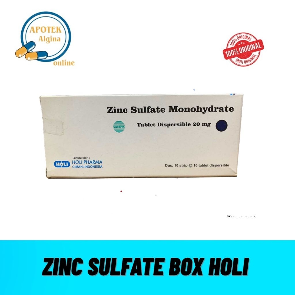Zinc sulfat Box Holi