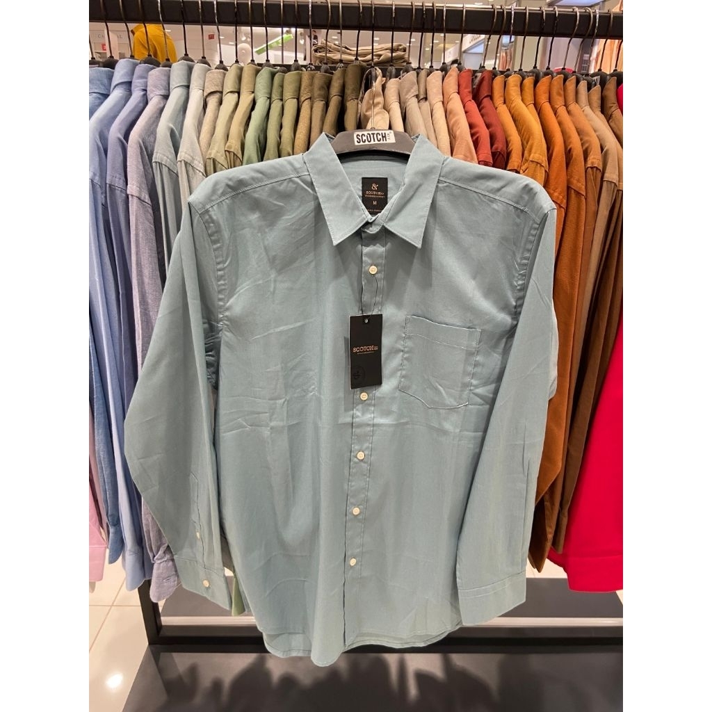 Kemeja Polos Pria Scotch Original