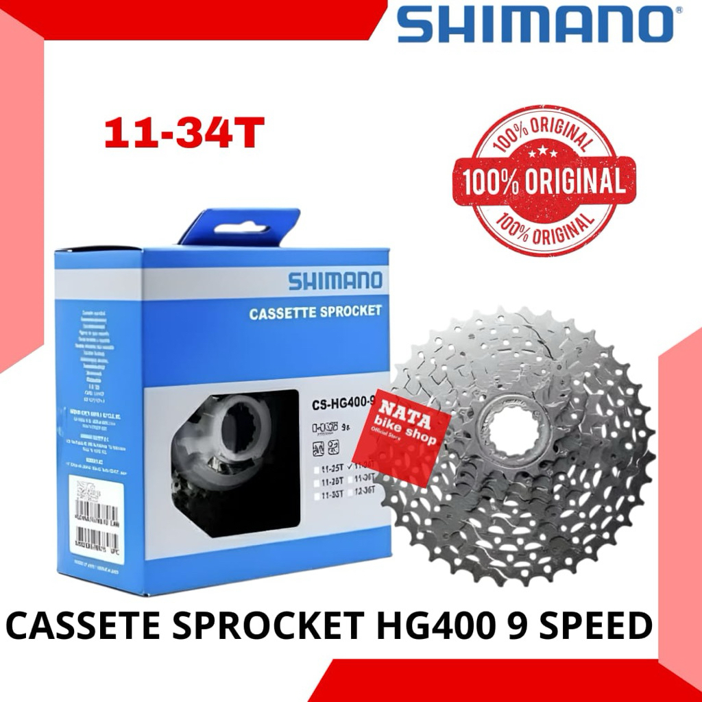 Sprocket Shimano Alvio Sora 9 Speed HG400 11-34T