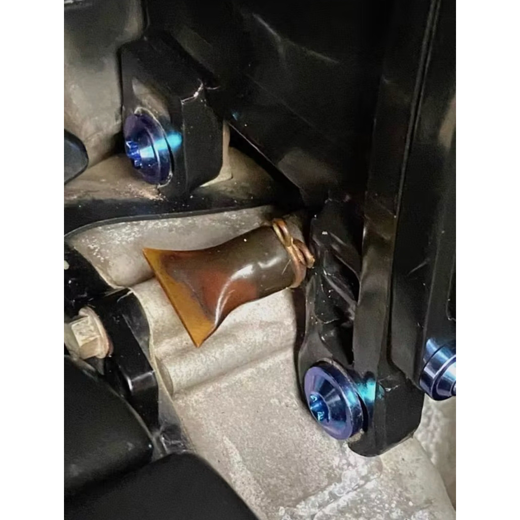 BAUT TITANIUM DUDUKAN BOX FILTER MIO FINO MIO SOUL HARGA 1 BAUT