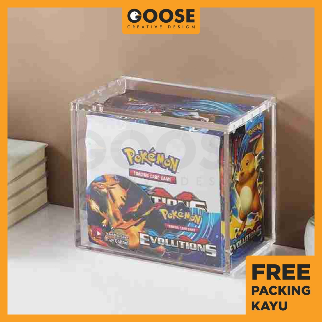 Box Akrilik Pokemon Magnet | Box Akrilik Pokemon custom | Box Organizer akrilik