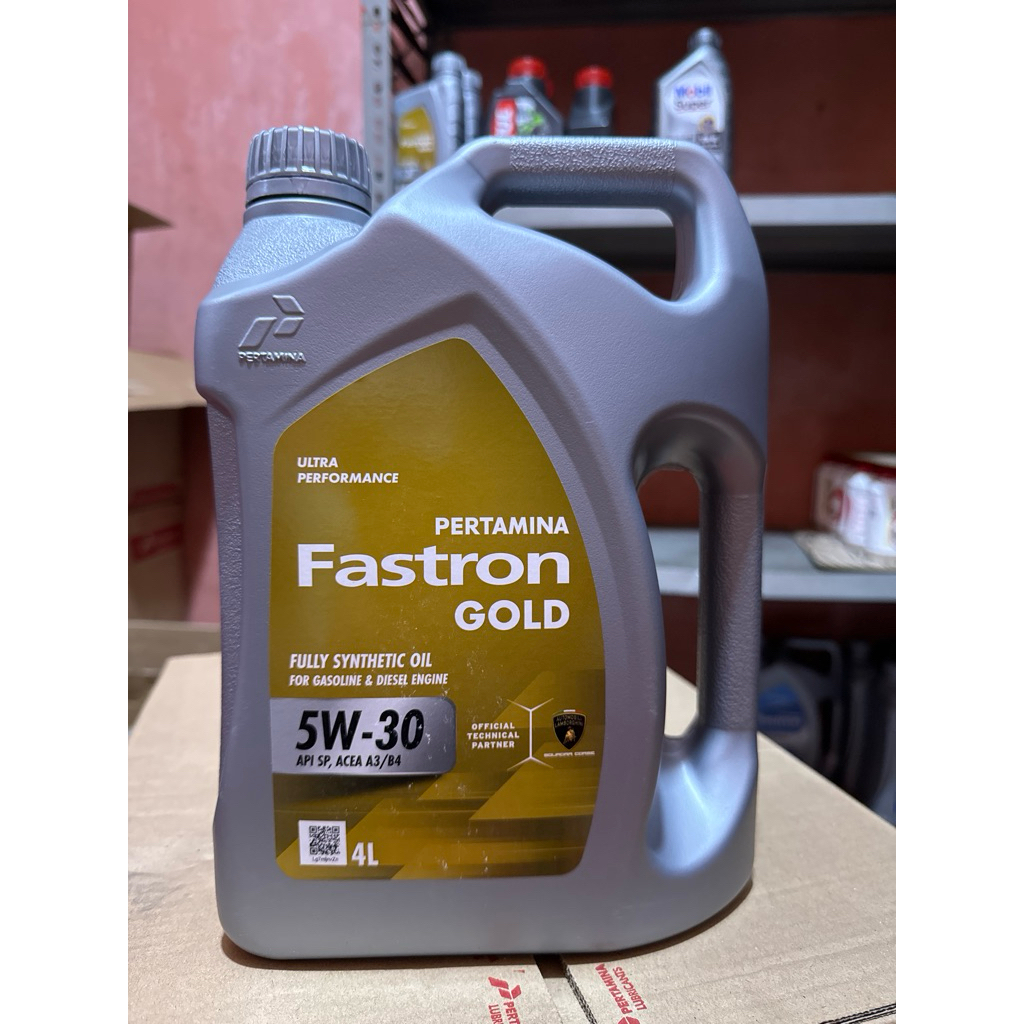 FASTRON GOLD 5W-30 GALON 4 LITER. ORIGINAL DIJAMIN