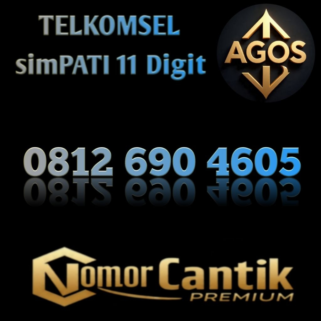 Nomor Cantik Premium Exsclusive Varian Full Karakter AGOS Spesial Perdana Telkomsel Berkualitas simP