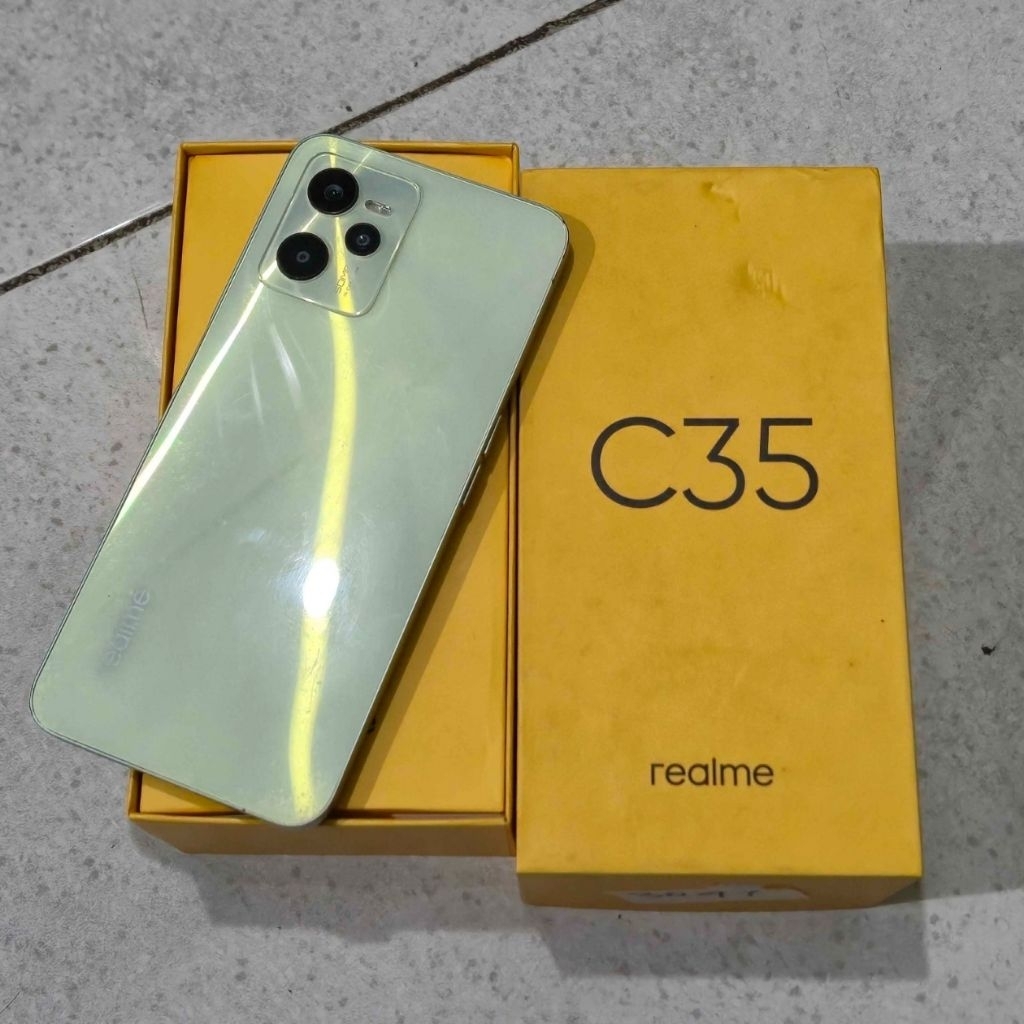 Realme C35 4/64 Second/Bekas Fullset