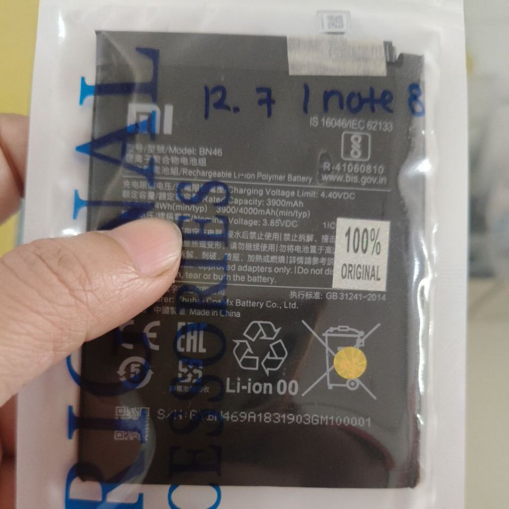 Baterai redmi 7/note 8