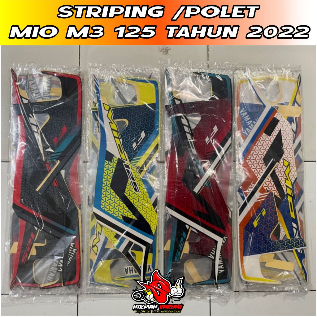 STIKER STRIPING MOTOR MIO M3 2022 COD