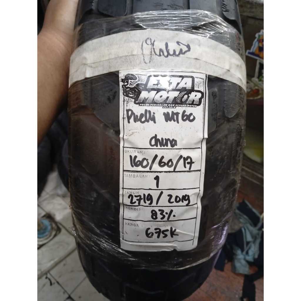 BAN COPOTAN PIRELLI MT 60 RS RING 17 UKURAN 160 60 17 KODE2719