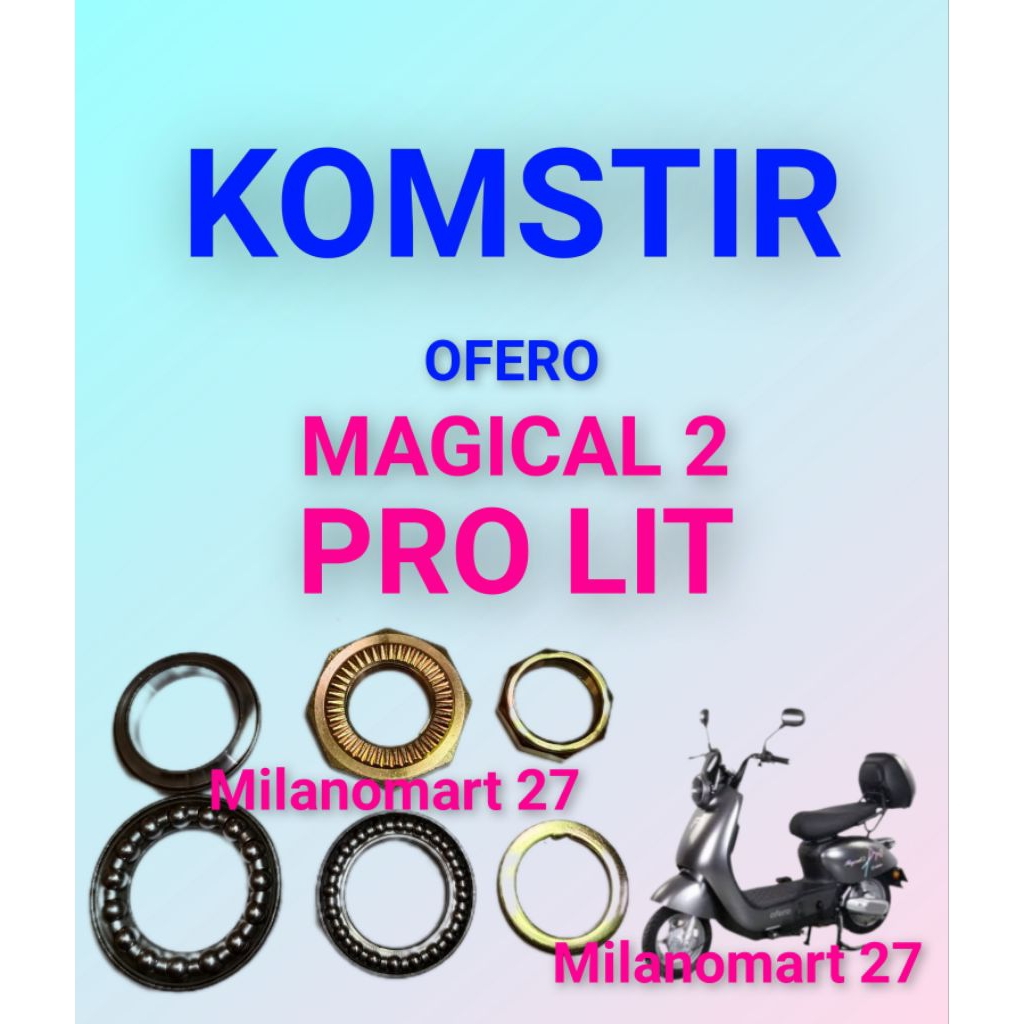 komstir sepeda listrik ofero magical 2 pro lit kones headset komfork sepeda listrik ofero magical 2 