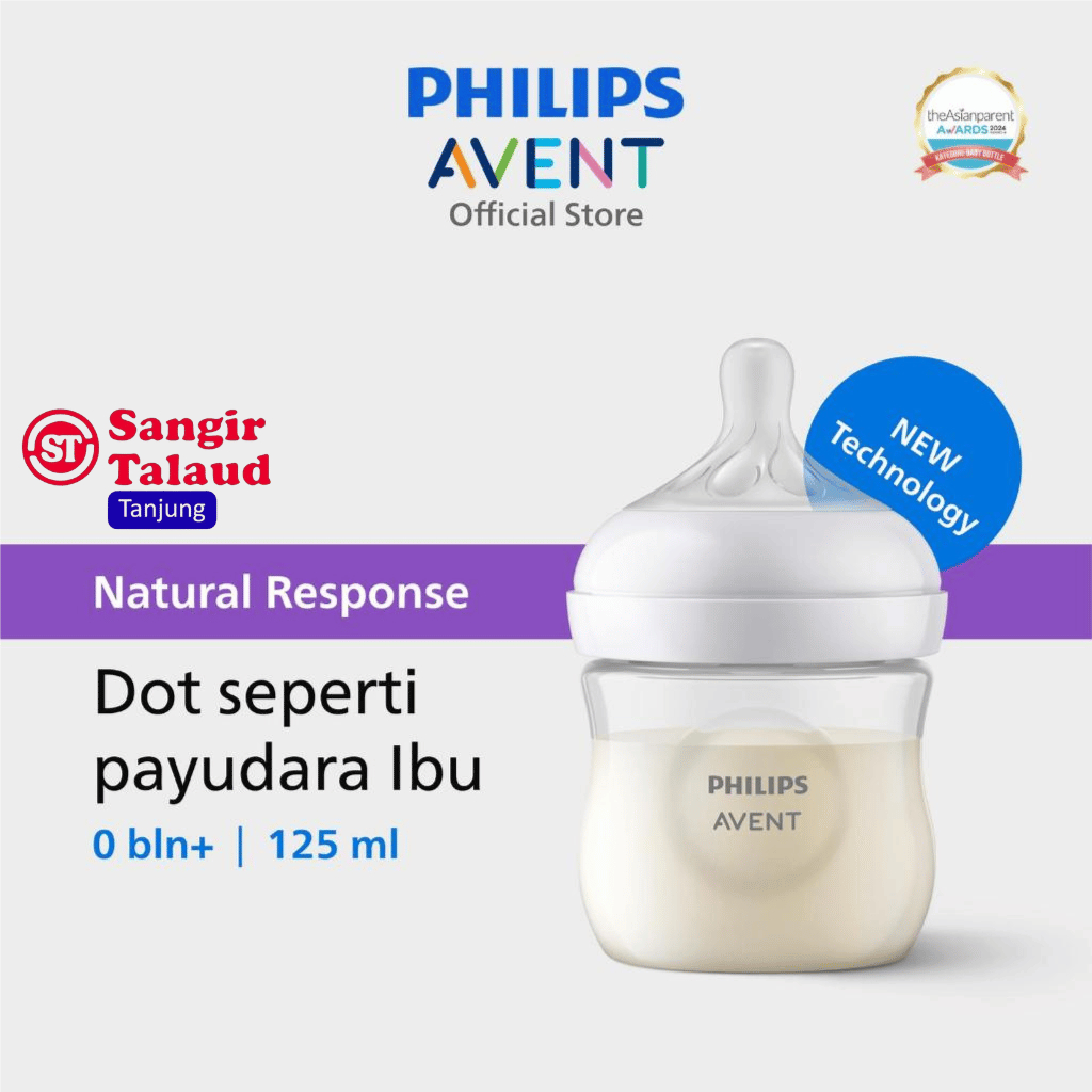 Philips Avent/ Botol Avent Dot Natural Response/ 125ml