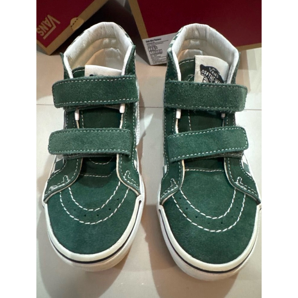 vans kids SK8 mid reissue V checkerboard
